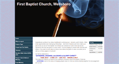 Desktop Screenshot of firstbaptistwellsboro.org